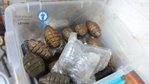 ضبط مخبأ للمتفجرات تحت الأرض