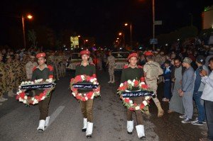 الجنازة العسكرية للشهيدين