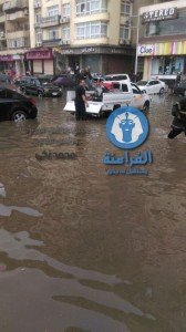 تجمعات المياه الناتجة عن الأمطار وغرق محطة مياة الصرف الصحي بمنطقة المشاية السفلية (15)