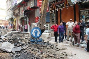 رئيس مدينة دسوق يكلف الادارة الهندسية بمتابعة اعمال الرصف 1