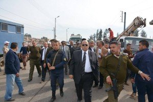 محافظ الدقهلية يقوم بجولة مفاجئة ببعض قرى مركز بلقاس ويقود حملة إزالة للتعديات