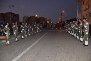 يتقدمون الجنازة العسكرية للشهيدين النقيب عمرو وهيب والعريف مجند أبوبكر عادل