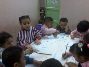 أشغال صلصال لأطفال حضانة نور البيان بثقافة جاهين 2