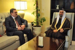 الجروان يلتقي العبادي ضمن لقاءاته التي يجريها بالعراق1