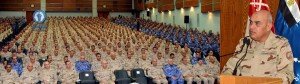 الفريق اول صدقى صبحى يلتقى اعضاء هيئة التدريس وطلبة الكلية البحرية وكلية الدفاع الجوى....4