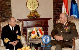 الفريق محمود حجازى يلتقى رئيس هيئة الأركان المشتركة لقوات الدفاع الذاتى اليابانى...1