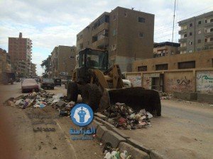 حملة نظافة مكثفة اليوم من شارع قناة السويس و قولونجيل حتي محولات جديله وشارع الامام محمد عبده ومصنع اللبن2