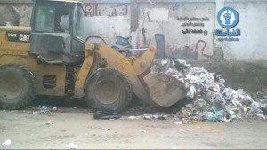 حملة نظافه موسعه اليوم بالدراسات ورشاح جديله والمنصورة