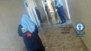 مكى يفعل شركه النظافه والامن. بمستشفى جمصه المركزى1