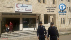 مكى يفعل شركه النظافه والامن. بمستشفى جمصه المركزى2