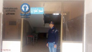 مكى يفعل شركه النظافه والامن. بمستشفى جمصه المركزى3