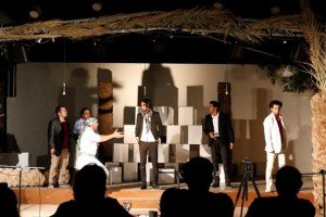 بالصور ولم يكُ شيئاً  عرض لمحاربة الاستبداد فى مهرجان شرم الشيخ للمسرح الشبابى2