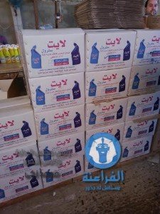ضبط مصنع منظفات بدون ترخيص وسجل صناعي بالدقهلية 14