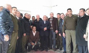 فد من أهالى جمصه يهنئون شرطة جمصه