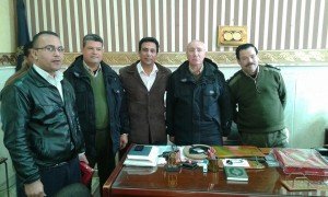 فد من أهالى جمصه يهنئون شرطة جمصه1