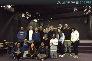 مدرب ورشة فنون الإيماء في مهرجان المسرح العربي 1