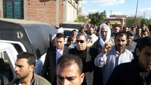 مظاهرة شعبية بقرية الزبيدة