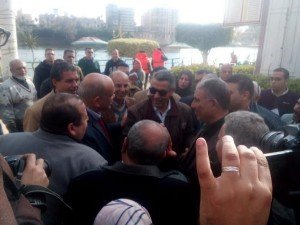 وزير النقل يقوم بجولة تفقدية لنادي المهندسين بطلخا1