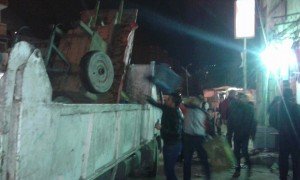 حملة ازالات مكبرة مسائية بحي ثان المنتزة1