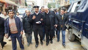 حي أول المنتزة يشن حربه علي مخالفات شارع القاهرة