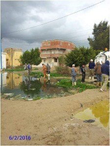 حي ثان العامرية يقوم بشفط مياه الأمطار من الكينج والناصرية 0