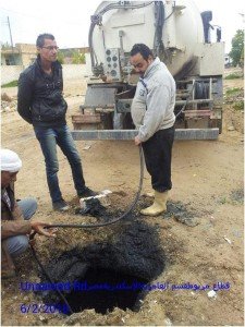 حي ثان العامرية يقوم بشفط مياه الأمطار من الكينج والناصرية 2