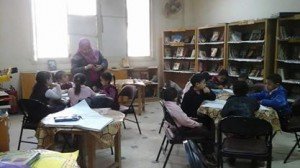 ورشة فنية وقصص مصورة للاطفال بقصر ثقافة أبوقرقاص2