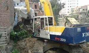 إزالة التعديات على بحر تيرة بالحامول