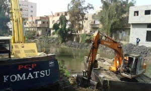 إزالة التعديات على بحر تيرة بالحامول1