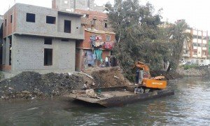 إزالة التعديات على بحر تيرة بالحامول3