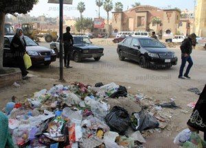 إضراب عمال النظافة بطنطا3