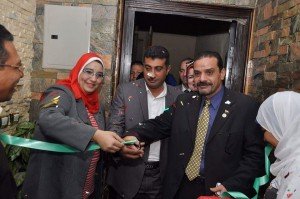 انطلاق فعاليات القافلة الطبية المجانية بالعمرانية1