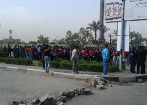 قوات الأمن تمنع ألتراس أهلاوي