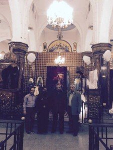 مركز السلام الدولي لحقوق الإنسان يزور كنسيه الفيوم1