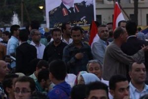 حشد شعبى بميدان عابدين