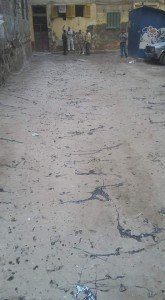 حي الجمرك يرصف شوارع الحي 3