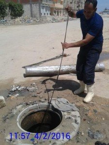 حي ثاني العامرية يطهر مطابق الصرف