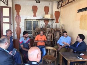 أهالي شطا بدمياط  يثمنون زيارة النائب ضياء الدين داود للمنطقة1