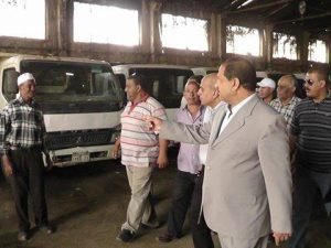 حافظ الغربية يفتتح جراج حي أول طنطا1