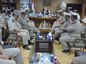 مدير أمن الغربية يناقش خطة تأمين المنشأت اثناء الإحتفال بعيد القيامة وشم النسيم