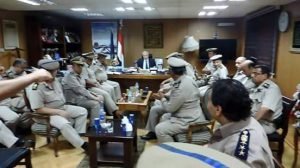 مدير أمن الغربية يناقش خطة تأمين المنشأت اثناء الإحتفال بعيد القيامة وشم النسيم1