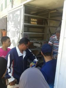 استمرار تقديم الدعم من السلع المخفضة بمدينة عزبة البرج1