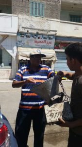 استمرار حملة محاربة الباعة الجائلين مستخدمى مكبرات الصوت بشوارع المدينة1