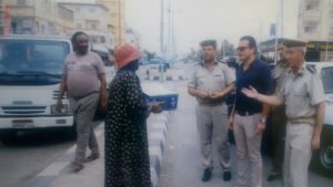 بالصور ... قسم شرطة جمصة يوزع كرتونه رمضان على اهالى جمصه1