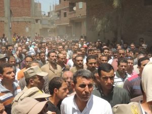تشييع جثمان الشهيد امين شرطة عبده ابراهيم الحنفى1