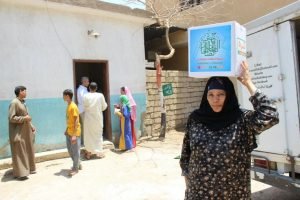 جمعية الباقيات الصالحات تزور قرى بنى سويف وتوزيع شنط رمضان ولحوم طازجة6