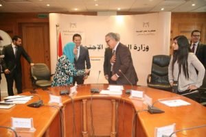 غادة والي، وزيرة التضامن الاجتماعي، وشركة ماجد الفطيم اليوم بروتوكول تعاون لمدة سنة. 2