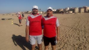 الفريق الأول لكرة القدم لنادى المنصورة يعسكر بجمصة1