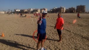 الفريق الأول لكرة القدم لنادى المنصورة يعسكر بجمصة2