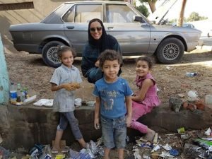 سفيرة النوايا الحسنة عبير خليل تستكمل حملتها رمضان الخير في القاهرة 2